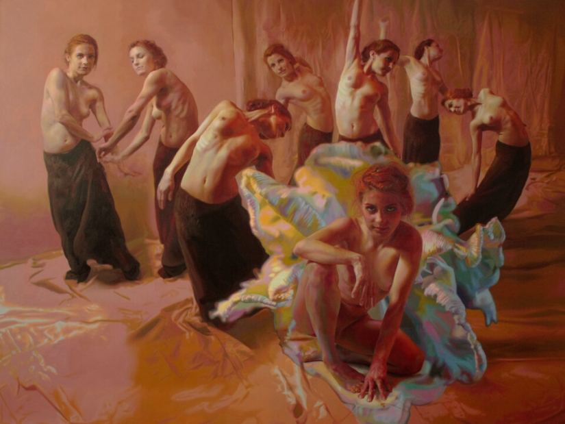 Increíble fotorrealismo de pinturas eróticas de Anna Vypykh