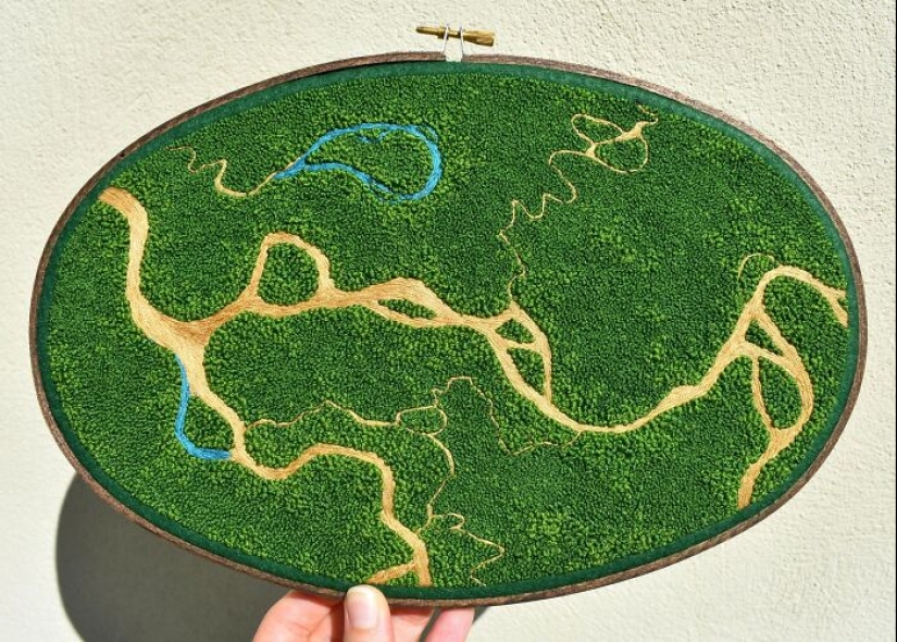 Incredible Landscape Embroidery By Victoria Rose Richards Incredible Landscape Embroidery By Victoria Rose Richards