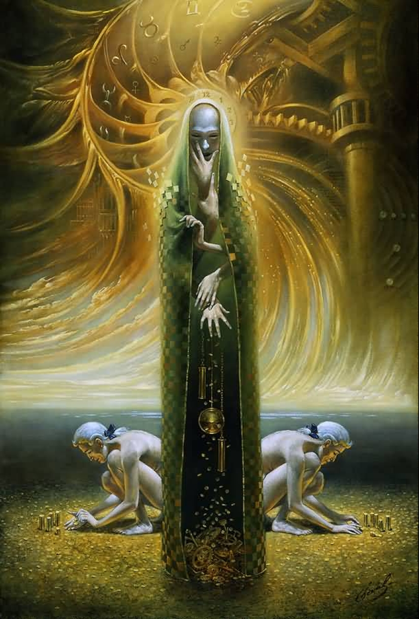 Incredible stories in the works of surrealist Mikhail Khokhlachev