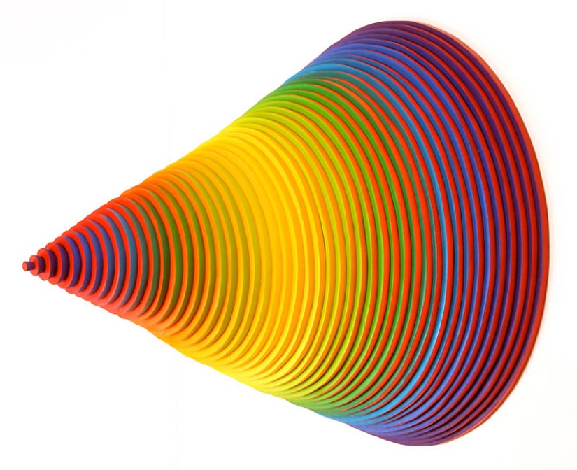 Infinitos de papel por Jen Stark Infinitos de papel por Jen Stark