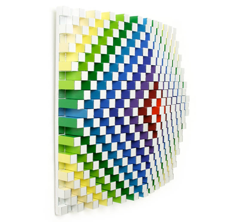 Infinitos de papel por Jen Stark Infinitos de papel por Jen Stark