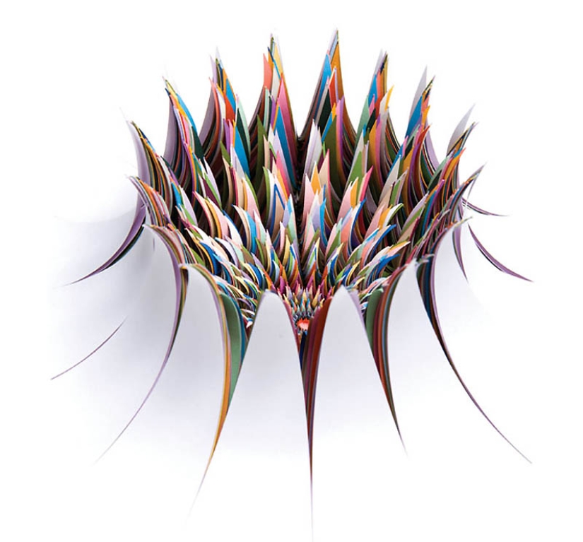 Infinitos de papel por Jen Stark Infinitos de papel por Jen Stark