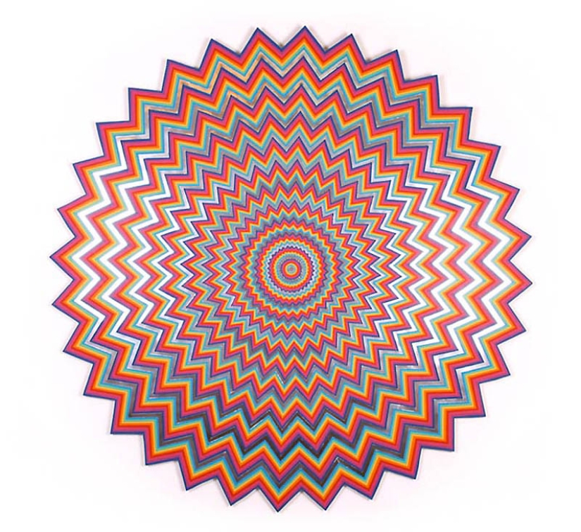 Infinitos de papel por Jen Stark Infinitos de papel por Jen Stark