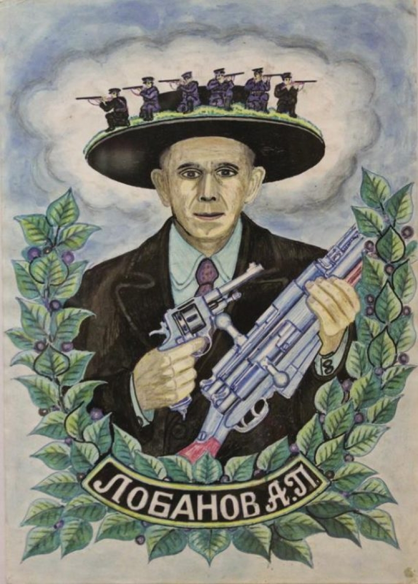 Insane painter who became world famous