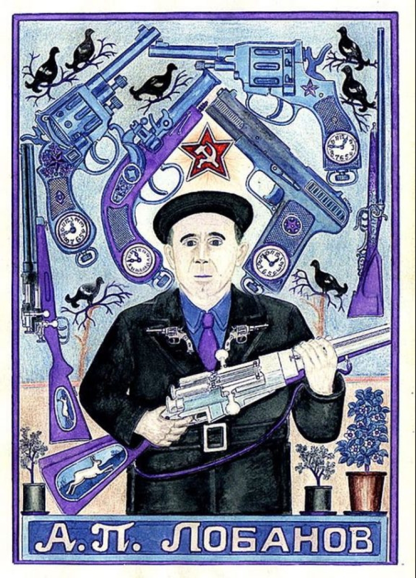 Insane painter who became world famous