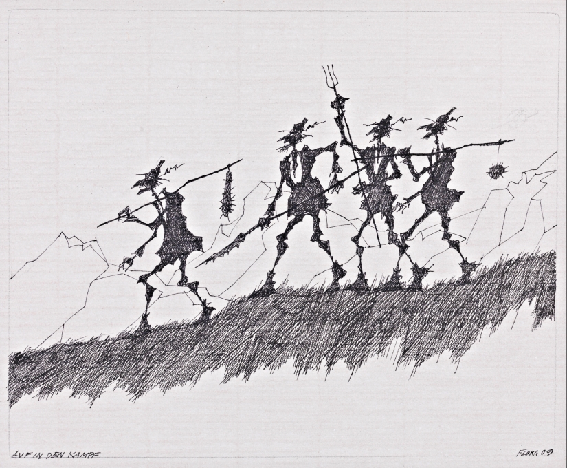 Inspirado en los Cuervos: El talentoso ilustrador Paul Flora Inspirado en los Cuervos: El talentoso ilustrador Paul Flora