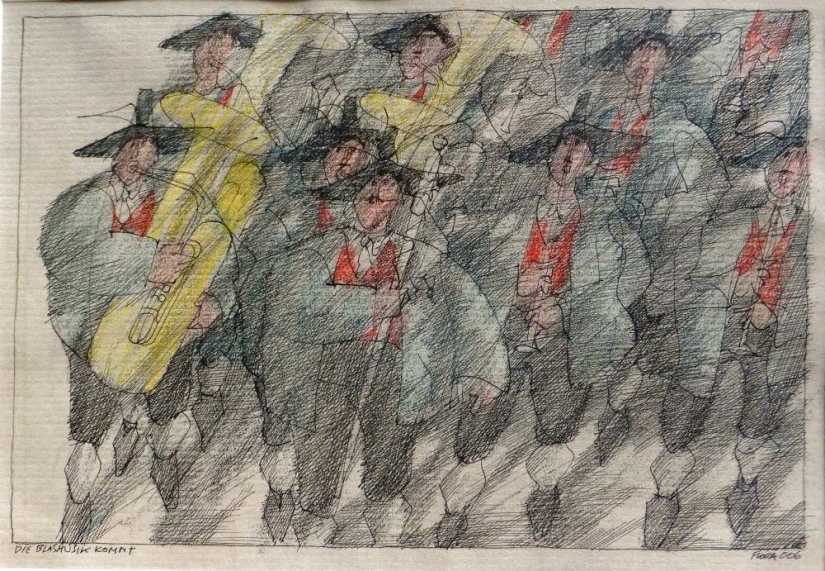 Inspired by Crows: Talented illustrator Paul Flora