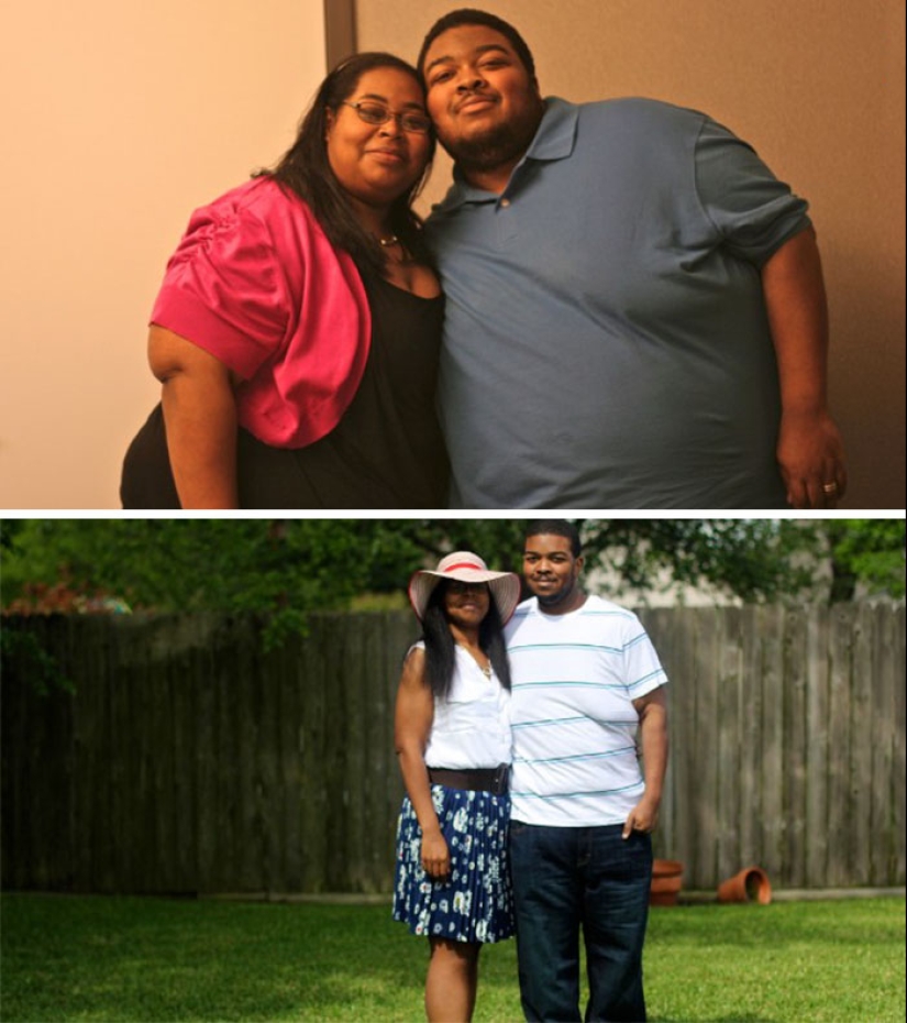 Inspiring photos of couples before and after losing weight together Inspiring photos of couples before and after losing weight together