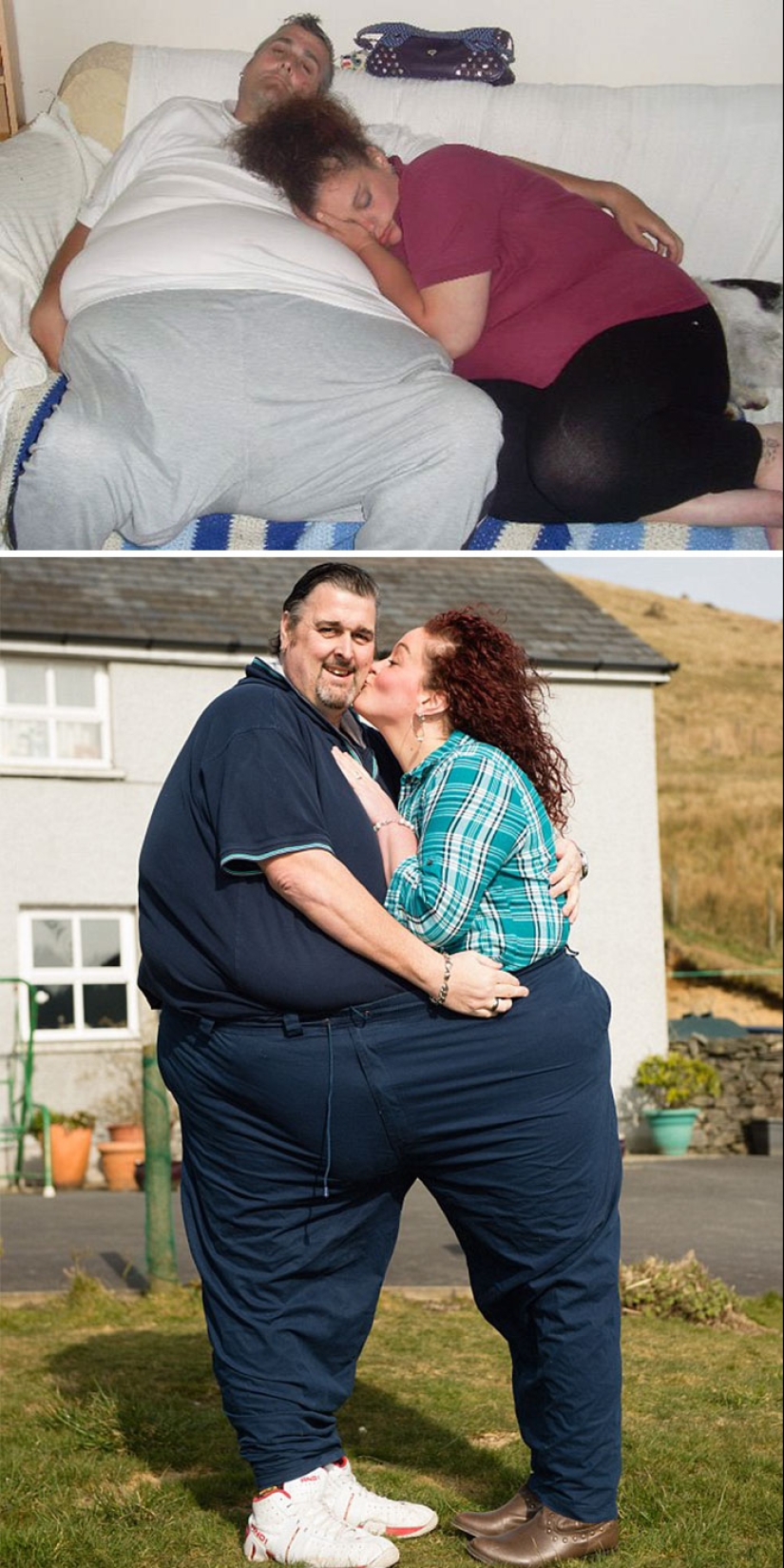 Inspiring photos of couples before and after losing weight together Inspiring photos of couples before and after losing weight together