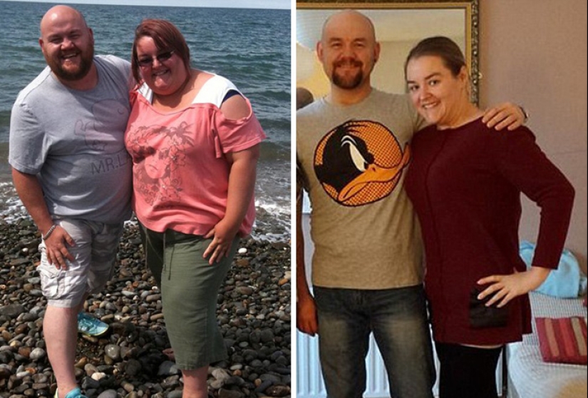 Inspiring photos of couples before and after losing weight together Inspiring photos of couples before and after losing weight together