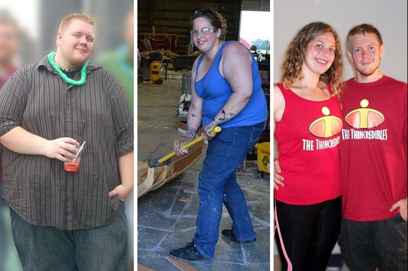 Inspiring photos of couples before and after losing weight together Inspiring photos of couples before and after losing weight together