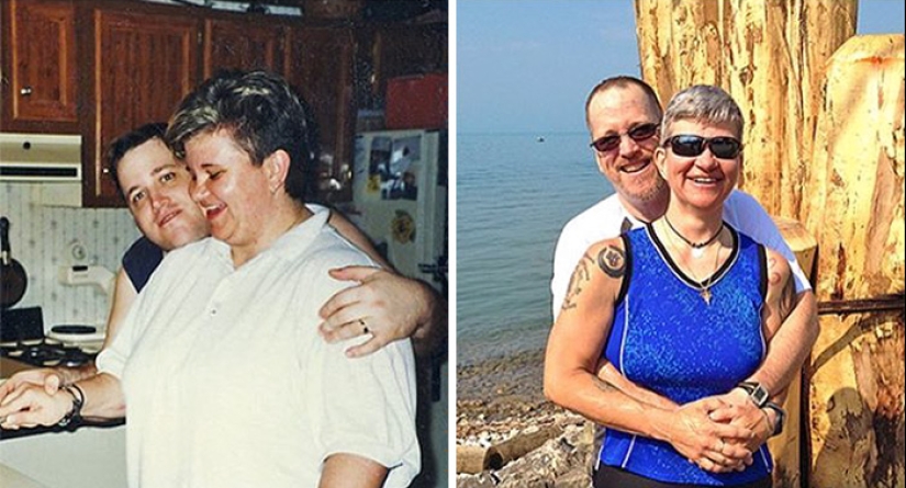 Inspiring photos of couples before and after losing weight together Inspiring photos of couples before and after losing weight together