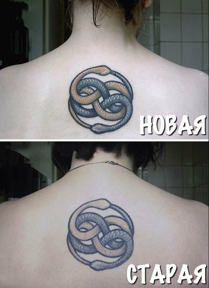 It was-it became: how tattoos age