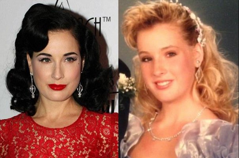 Katy Perry, Diane Von Teese y otras estrellas rubias que esconden su color de pelo real