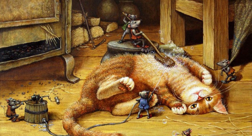 Kind cat tales by the artist Alexander Maskaev Kind cat tales by the artist Alexander Maskaev