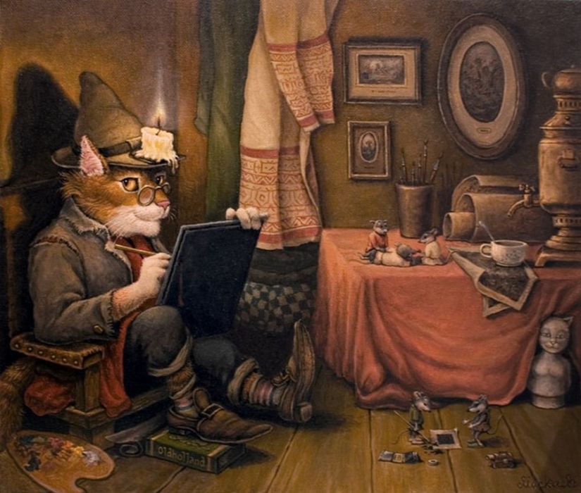 Kind cat tales by the artist Alexander Maskaev Kind cat tales by the artist Alexander Maskaev