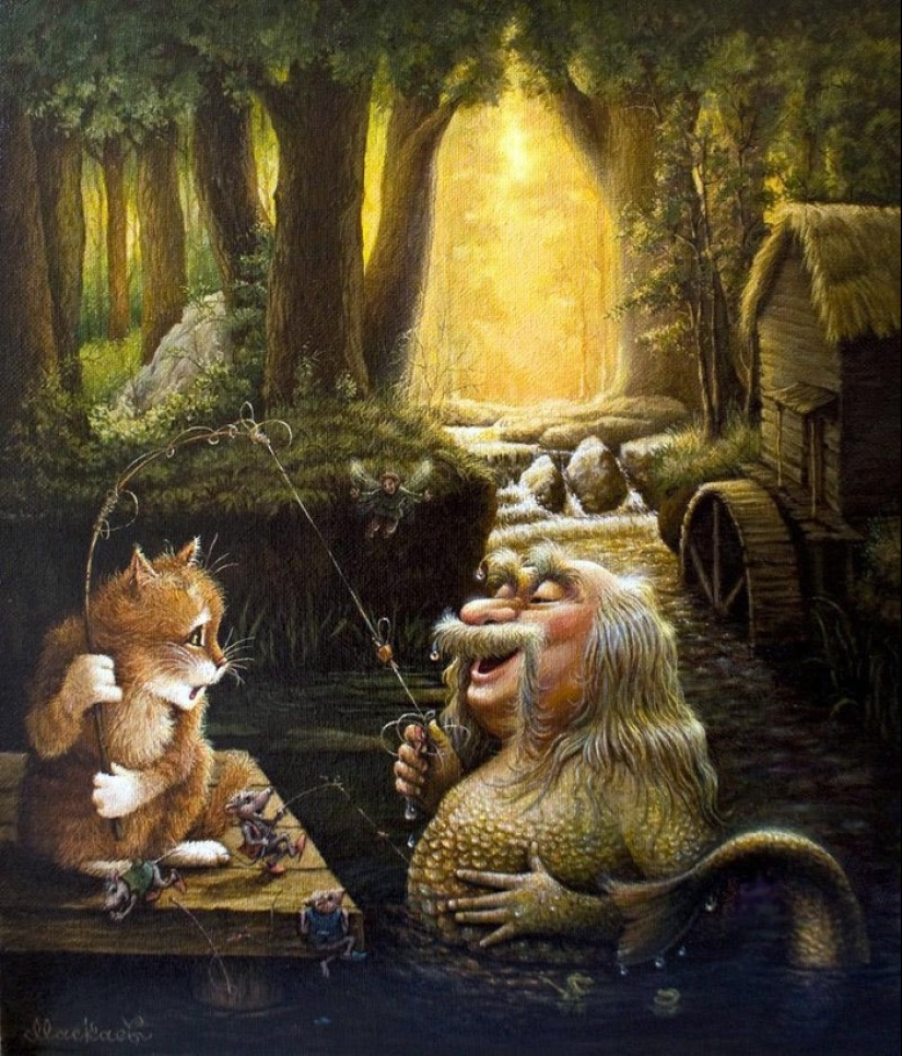 Kind cat tales by the artist Alexander Maskaev Kind cat tales by the artist Alexander Maskaev