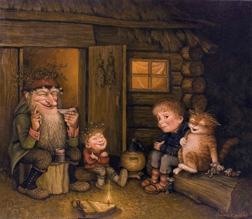 Kind cat tales by the artist Alexander Maskaev Kind cat tales by the artist Alexander Maskaev