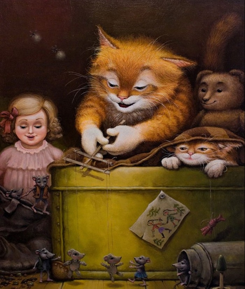 Kind cat tales by the artist Alexander Maskaev Kind cat tales by the artist Alexander Maskaev