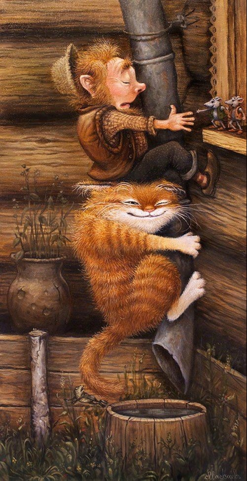 Kind cat tales by the artist Alexander Maskaev Kind cat tales by the artist Alexander Maskaev