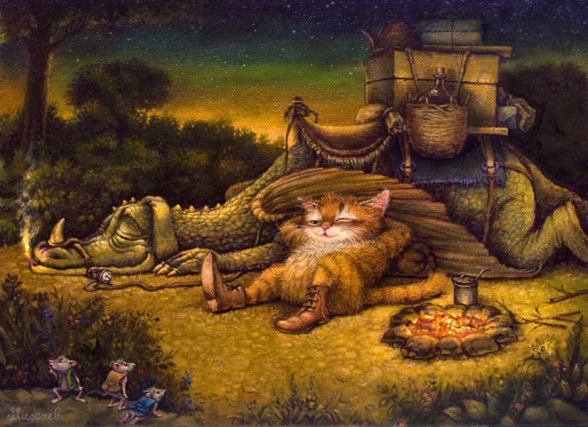 Kind cat tales by the artist Alexander Maskaev Kind cat tales by the artist Alexander Maskaev
