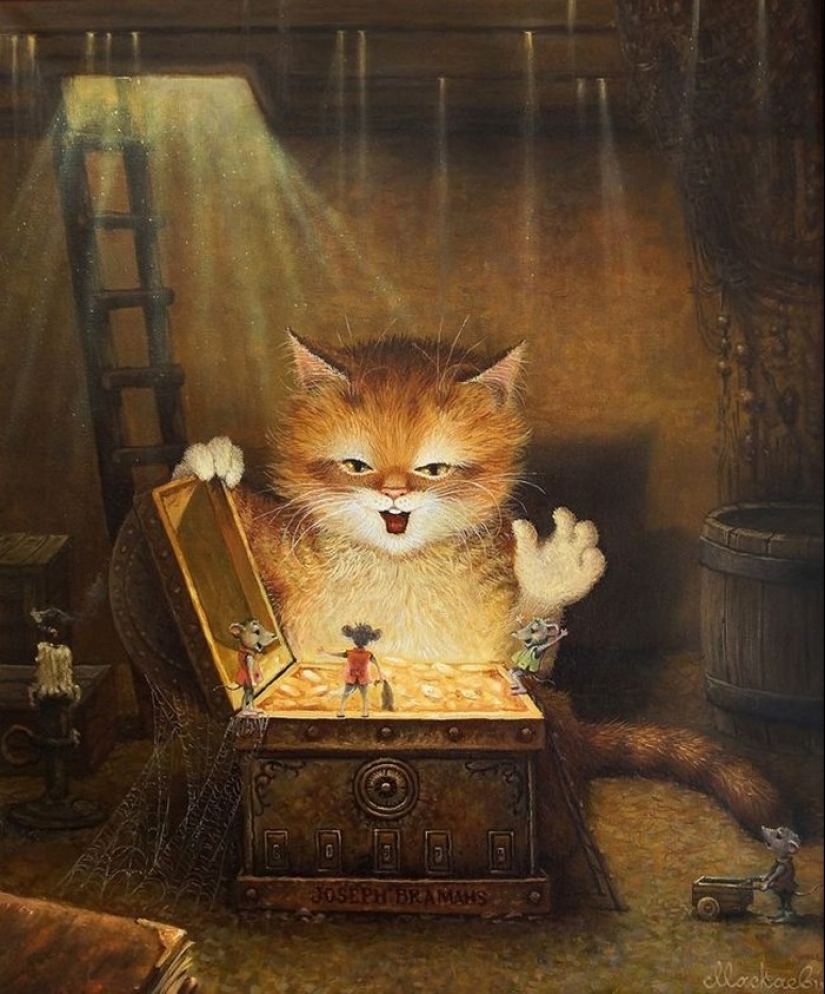 Kind cat tales by the artist Alexander Maskaev Kind cat tales by the artist Alexander Maskaev