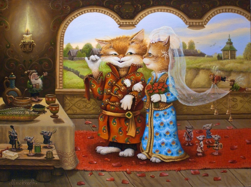 Kind cat tales by the artist Alexander Maskaev Kind cat tales by the artist Alexander Maskaev