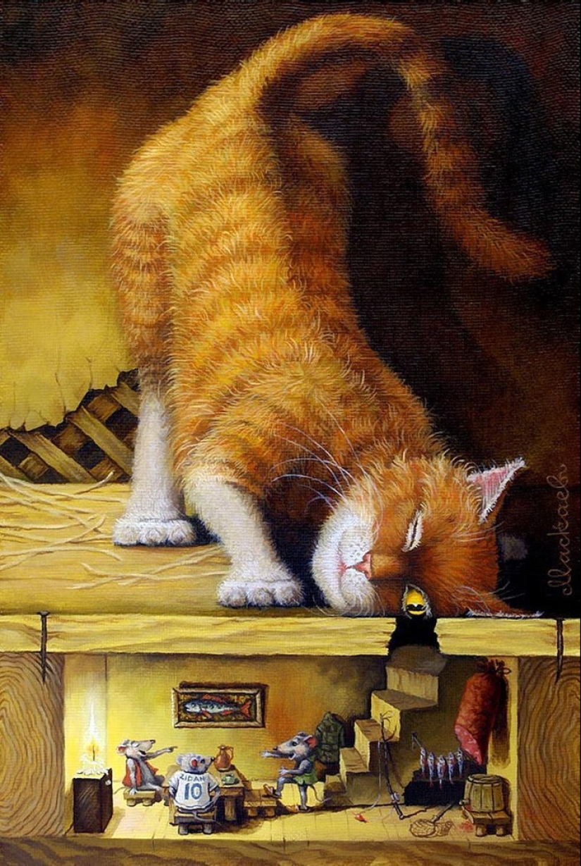 Kind cat tales by the artist Alexander Maskaev Kind cat tales by the artist Alexander Maskaev