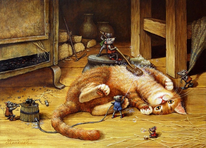 Kind cat tales by the artist Alexander Maskaev Kind cat tales by the artist Alexander Maskaev