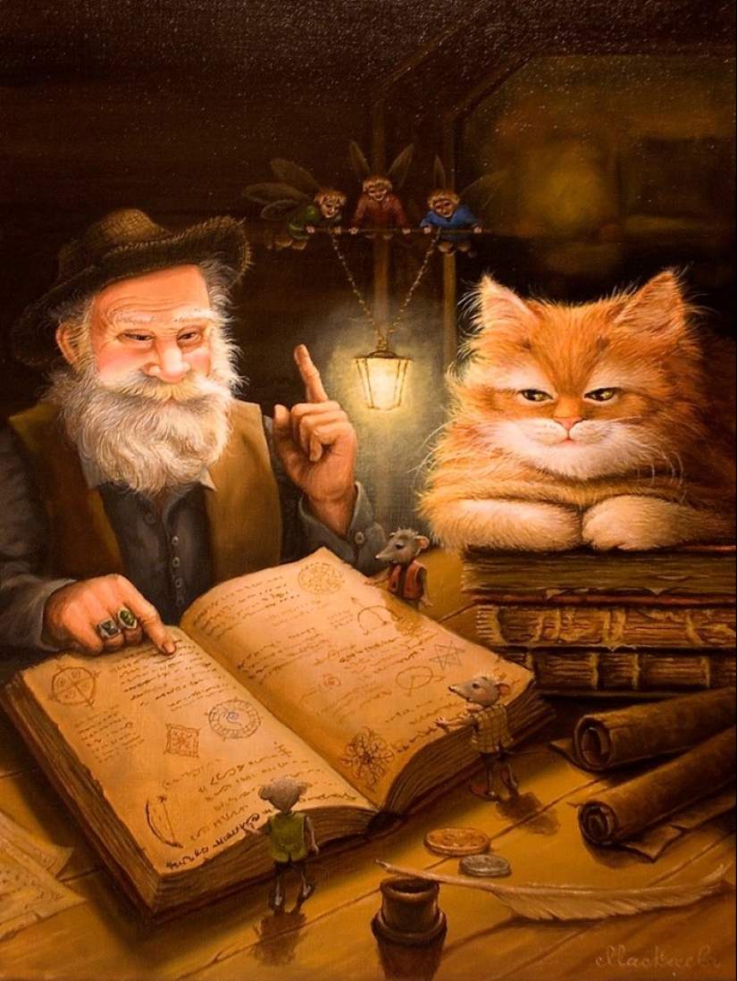 Kind cat tales by the artist Alexander Maskaev Kind cat tales by the artist Alexander Maskaev