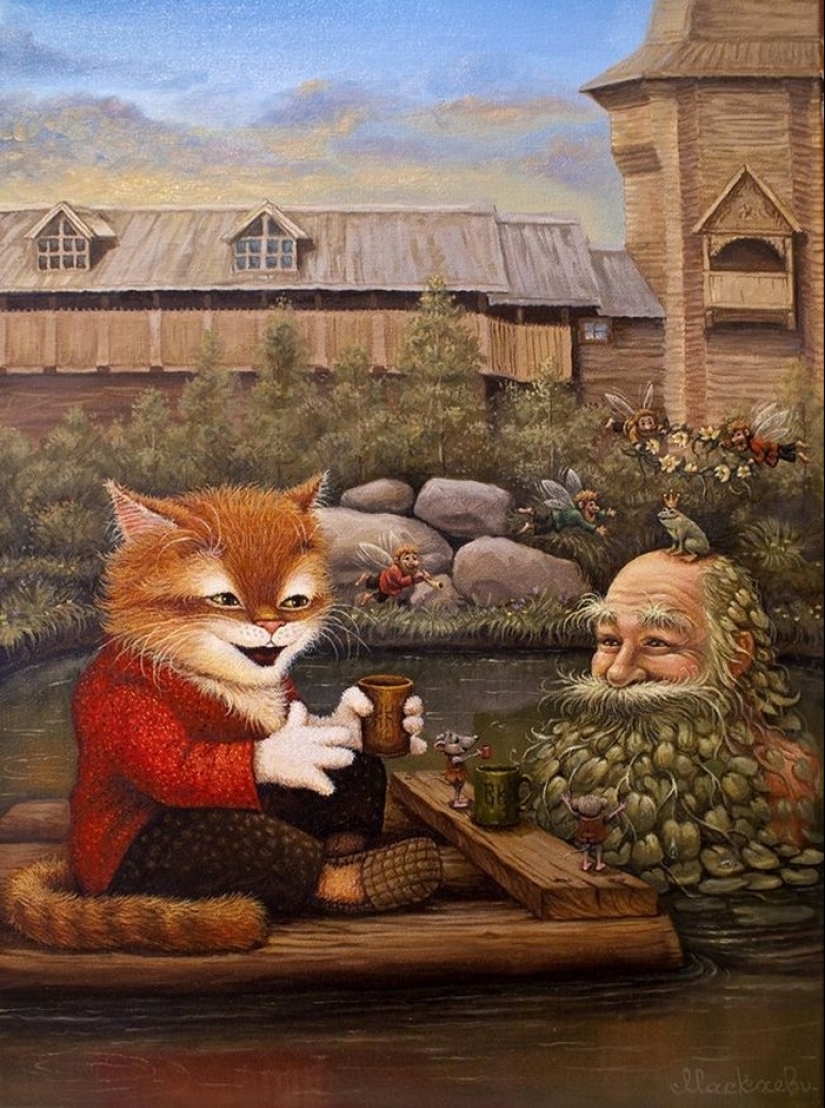 Kind cat tales by the artist Alexander Maskaev Kind cat tales by the artist Alexander Maskaev