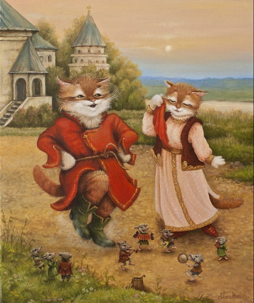 Kind cat tales by the artist Alexander Maskaev Kind cat tales by the artist Alexander Maskaev