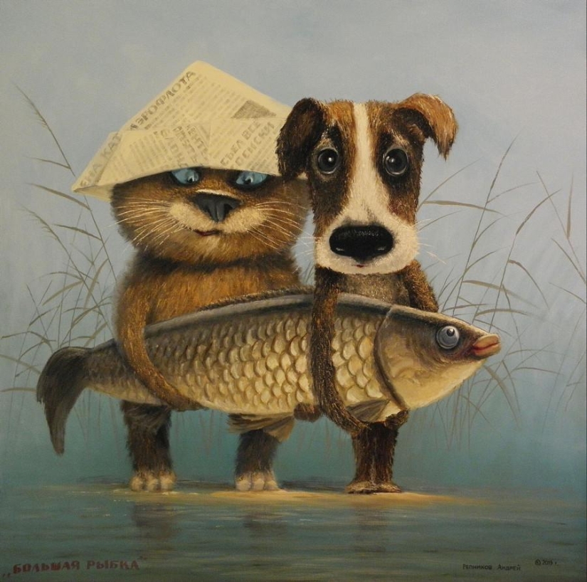 Kind painting by self-taught artist Andrey Repnikov Kind painting by self-taught artist Andrey Repnikov