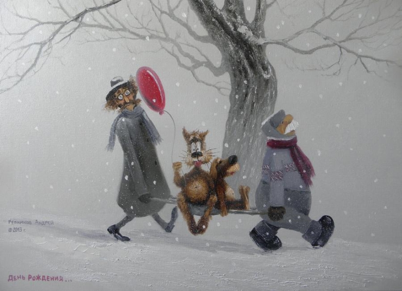 Kind painting by self-taught artist Andrey Repnikov Kind painting by self-taught artist Andrey Repnikov