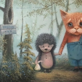 Kind painting by self-taught artist Andrey Repnikov