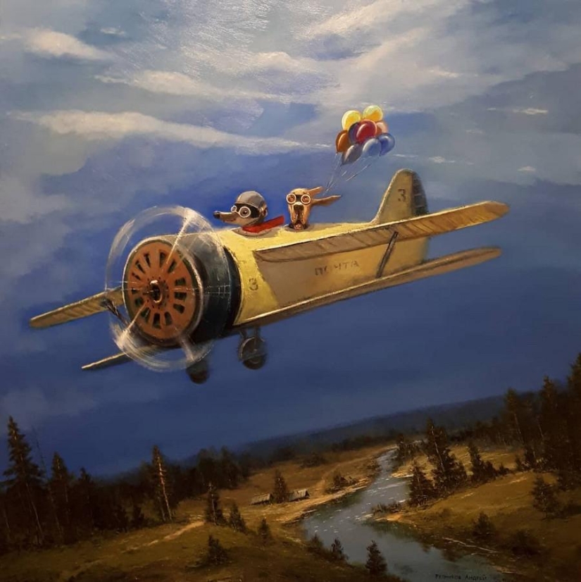 Kind painting by self-taught artist Andrey Repnikov Kind painting by self-taught artist Andrey Repnikov