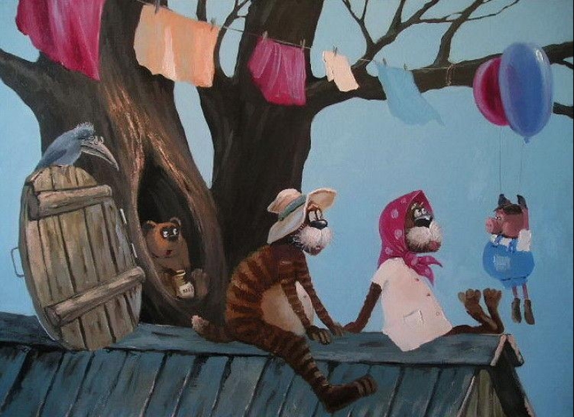 Kind painting by self-taught artist Andrey Repnikov Kind painting by self-taught artist Andrey Repnikov