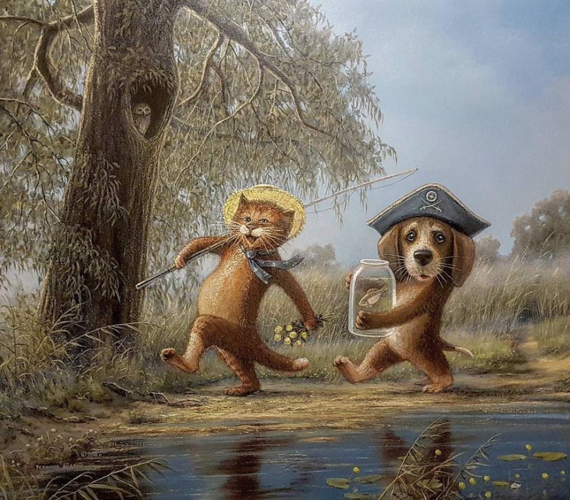 Kind painting by self-taught artist Andrey Repnikov Kind painting by self-taught artist Andrey Repnikov