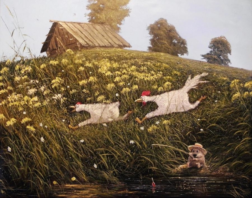 Kind painting by self-taught artist Andrey Repnikov Kind painting by self-taught artist Andrey Repnikov