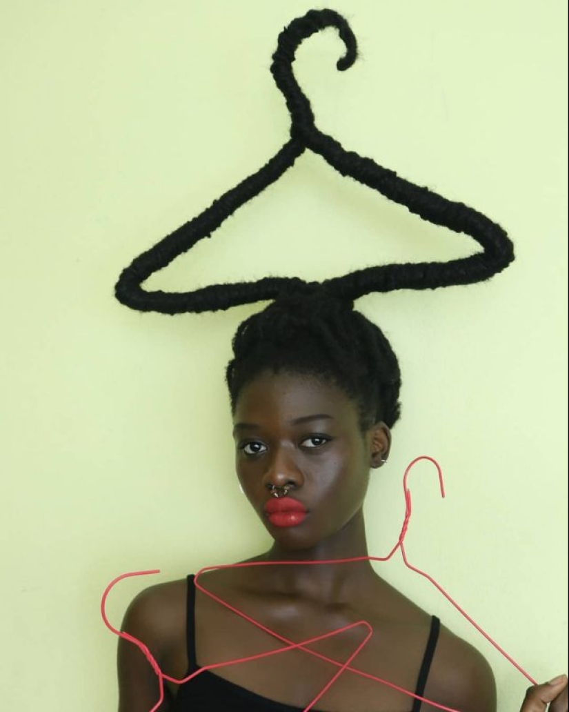 Kosa-Krasa: African artist creates amazing sculptures out of my own hair