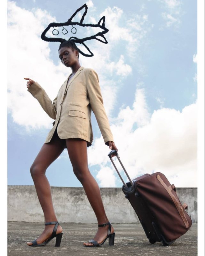 Kosa-Krasa: African artist creates amazing sculptures out of my own hair