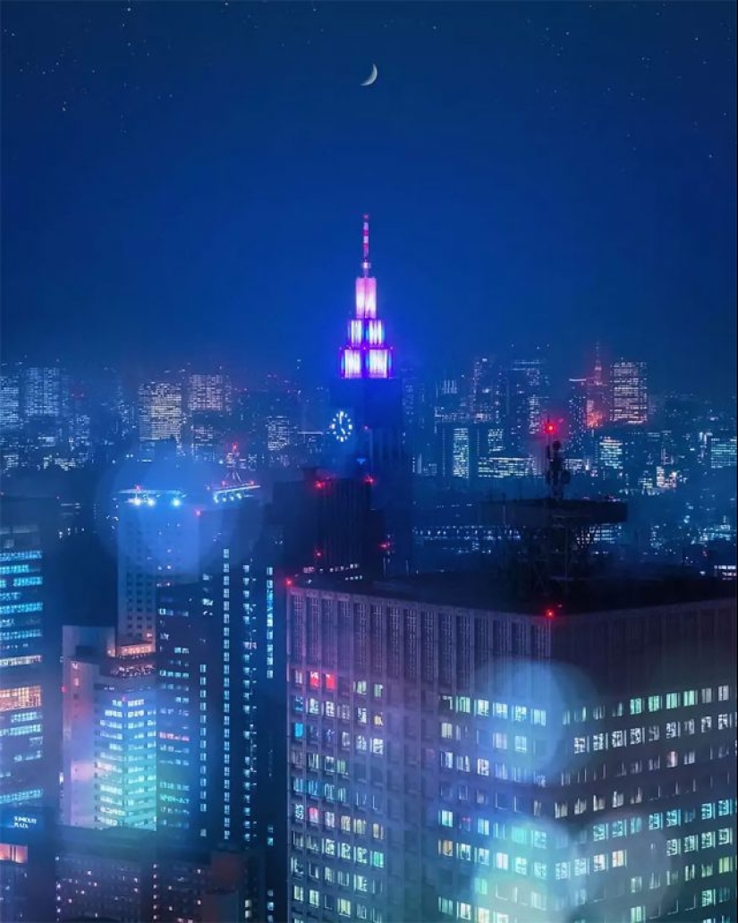La ciudad de las luces: 15 impresionantes imágenes de Tokio por la noche desde una altura de rascacielos La ciudad de las luces: 15 impresionantes imágenes de Tokio por la noche desde una altura de rascacielos