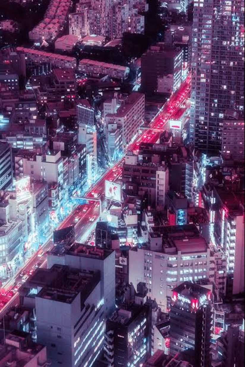La ciudad de las luces: 15 impresionantes imágenes de Tokio por la noche desde una altura de rascacielos