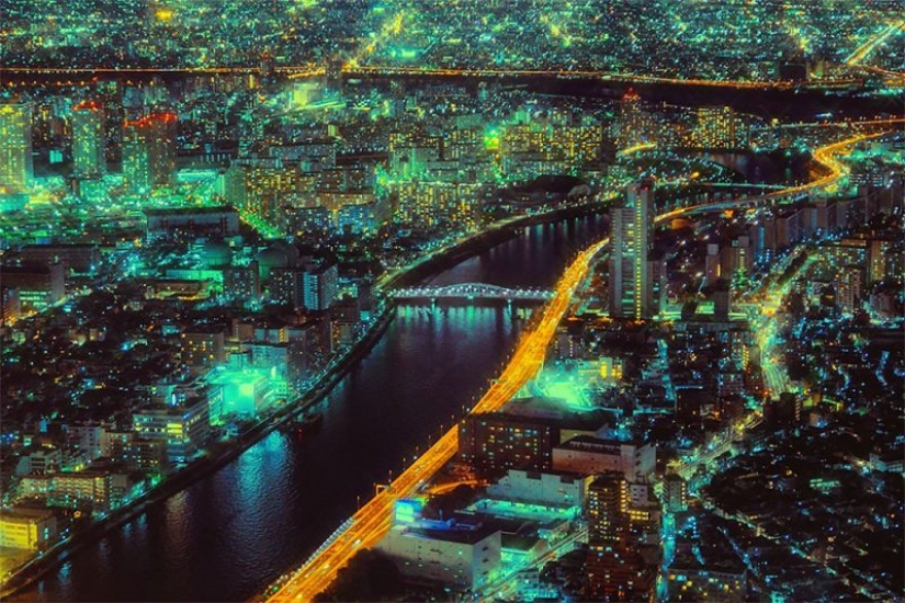 La ciudad de las luces: 15 impresionantes imágenes de Tokio por la noche desde una altura de rascacielos La ciudad de las luces: 15 impresionantes imágenes de Tokio por la noche desde una altura de rascacielos
