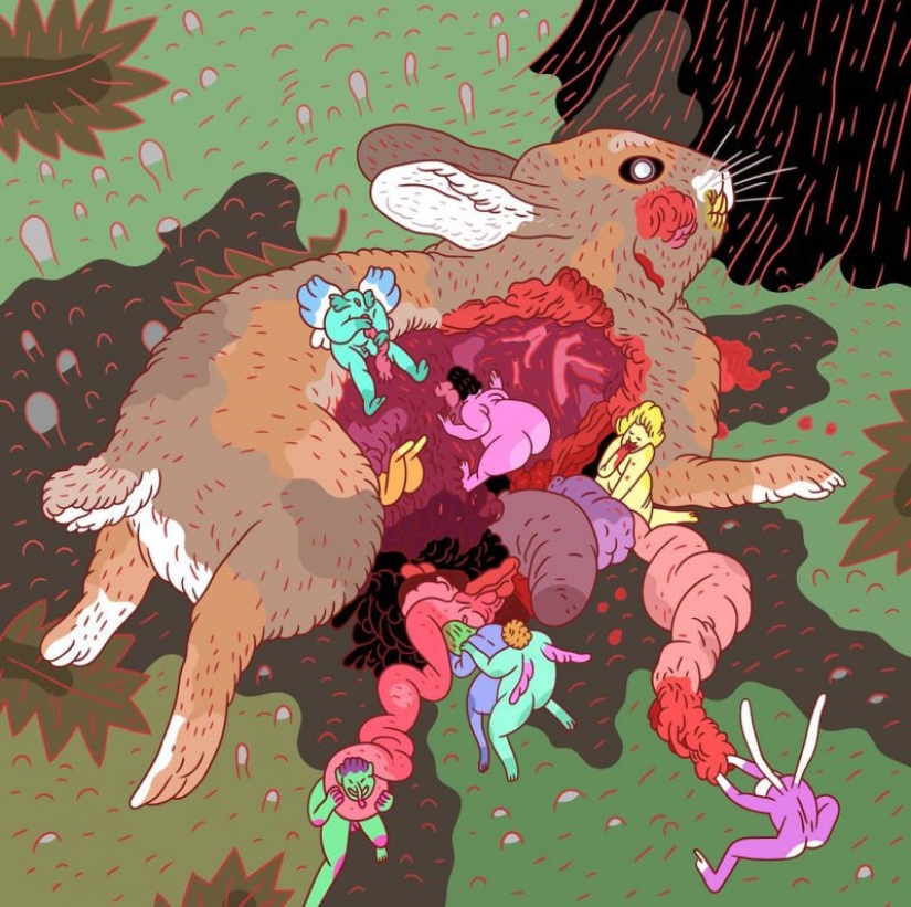 La estética de los Infiernos: un salvaje, pero fascinante artes Jesse Simpson La estética de los Infiernos: un salvaje, pero fascinante artes Jesse Simpson