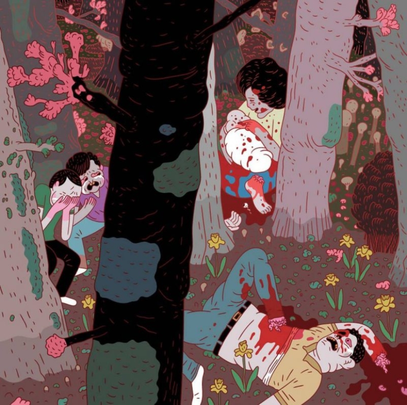 La estética de los Infiernos: un salvaje, pero fascinante artes Jesse Simpson La estética de los Infiernos: un salvaje, pero fascinante artes Jesse Simpson