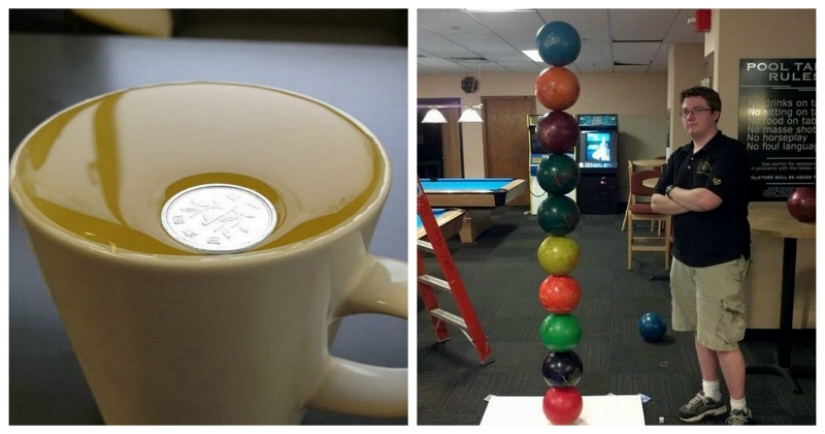 "La gravedad es roto o ¿por qué no se cae?": 20 fotos que desafían las leyes de la física "La gravedad es roto o ¿por qué no se cae?": 20 fotos que desafían las leyes de la física