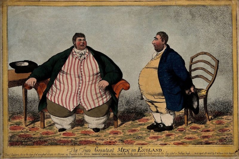 La historia de Daniel Lambert – el hombre más gordo de Inglaterra La historia de Daniel Lambert – el hombre más gordo de Inglaterra