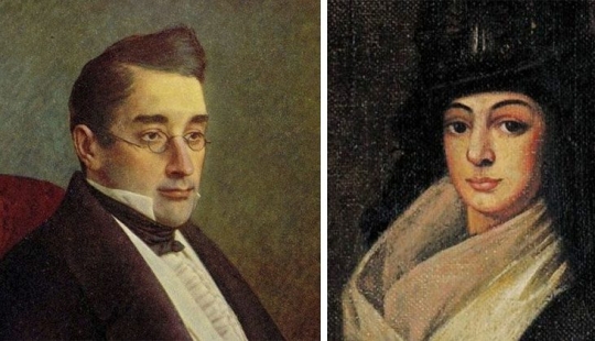 La historia de los "Black rose": viuda a la edad de 16 años, su esposa Griboyedov guardado luto vida