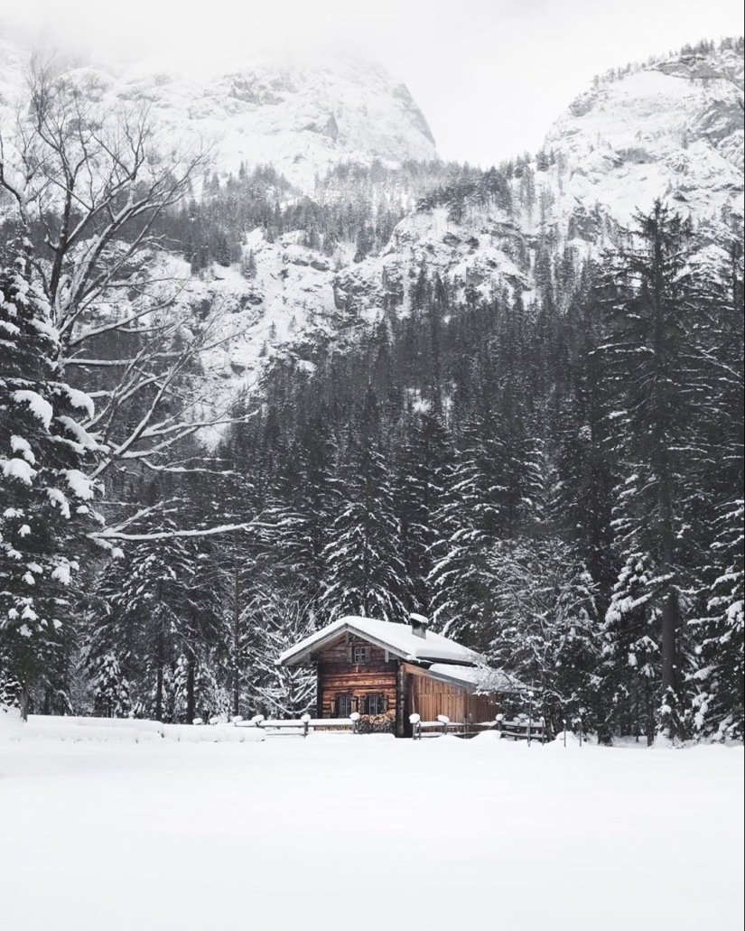 La magia del invierno en las fotos de nieve de Eric Reinhart